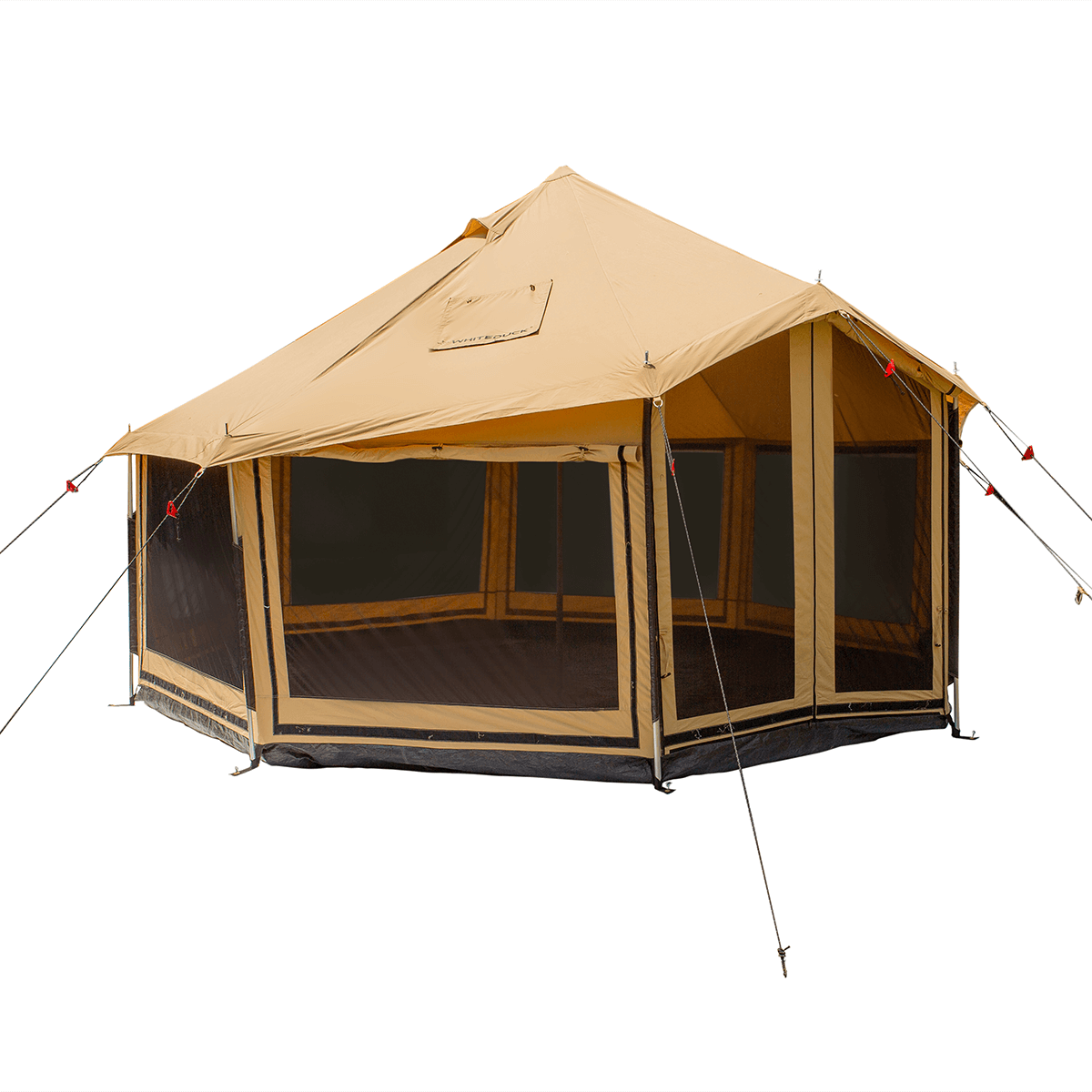 Altimus Bell Tent 14' - 4-Season Canvas Tent with Stove Jack & AC Port