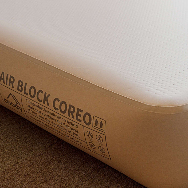 Coody Coreo Air Mattress – Wide Queen | Air Block Inflatable Bed with Carry Bag