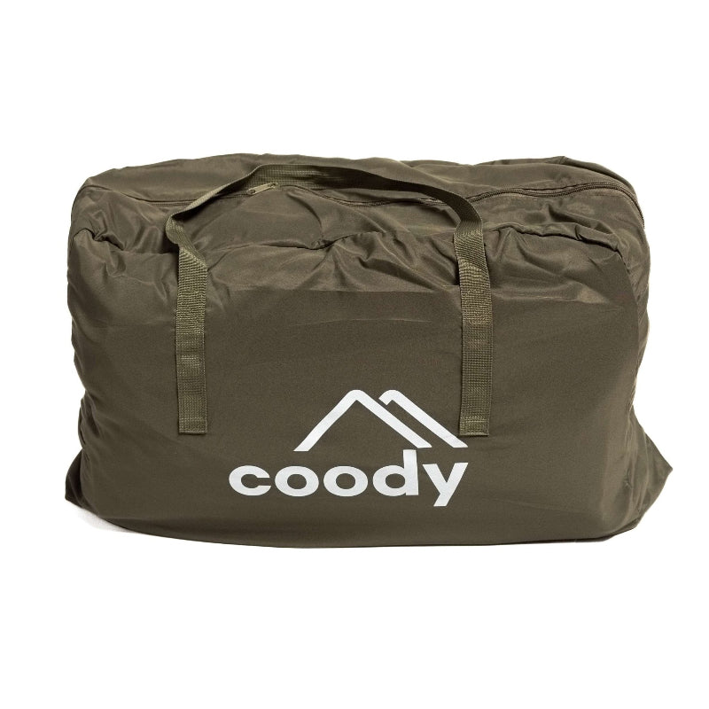 Coody Air Mattress – Green Twin XL | Inflatable Camping Bed with Built-In Pump