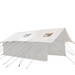 White Duck extended fly sheet for wall tent