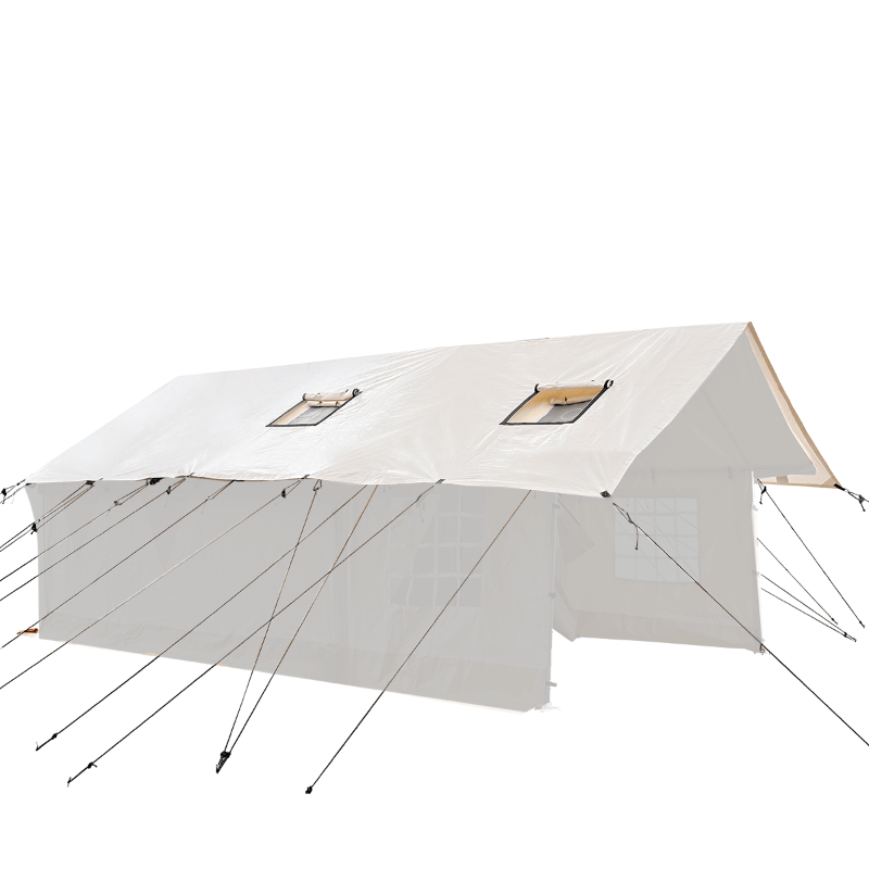 White Duck extended fly sheet for wall tent