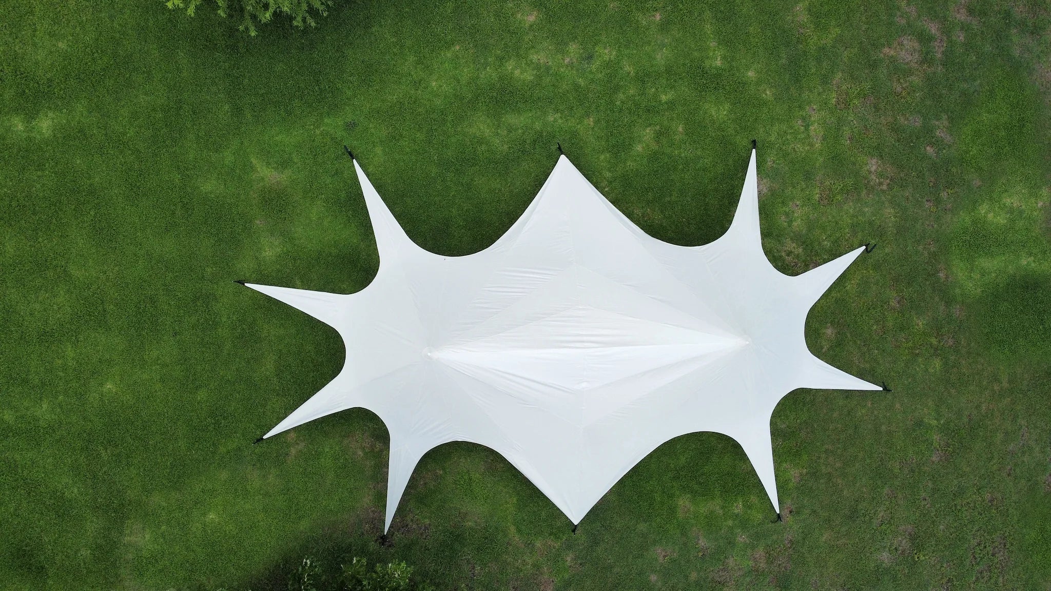 Twin Star Canopy - 55ft x 30ft Event Tent for Weddings & Parties