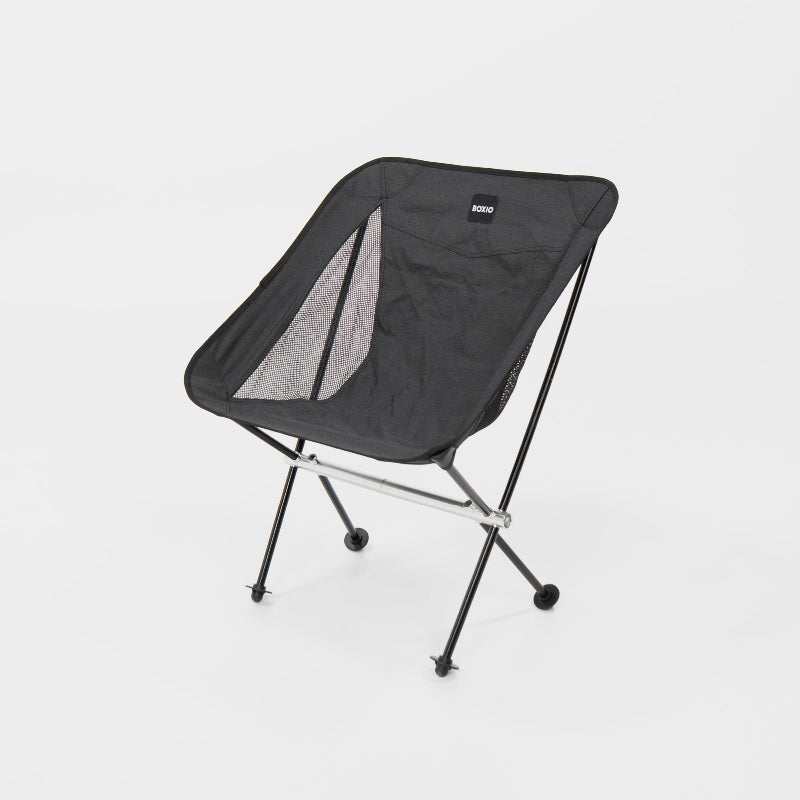BOXIO CHAIR Set of 4 – Ultralight Aluminum Camping Chairs with Storage Box