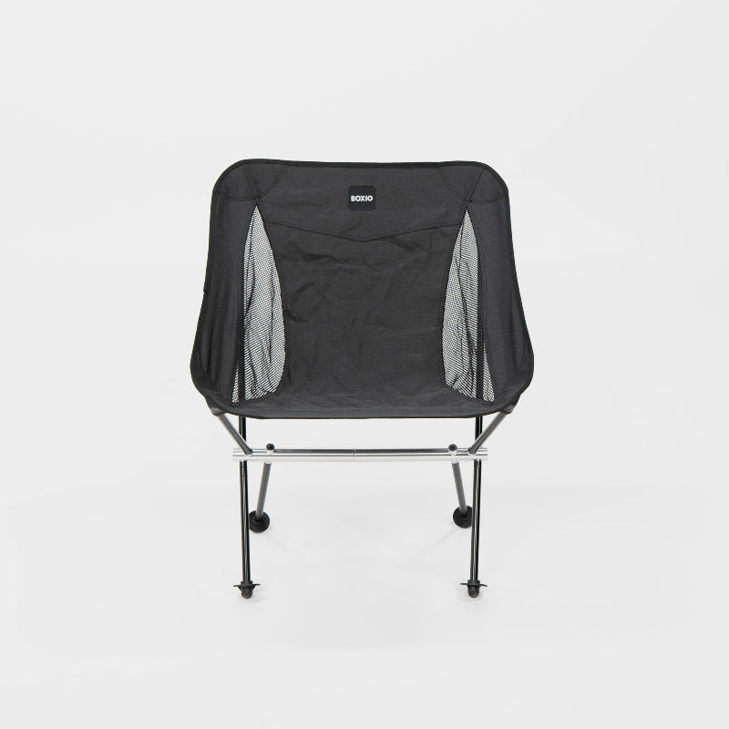 BOXIO CHAIR Set of 4 – Ultralight Aluminum Camping Chairs with Storage Box