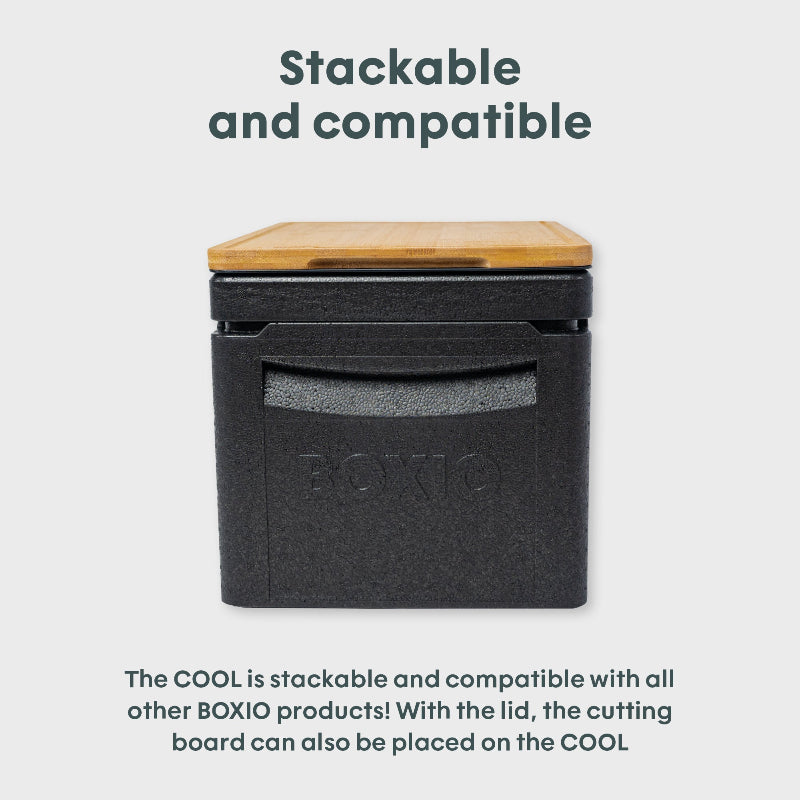 BOXIO COOL PLUS – Passive Cooler Bundle with Cool Packs & Ice Bag | Made in Germany