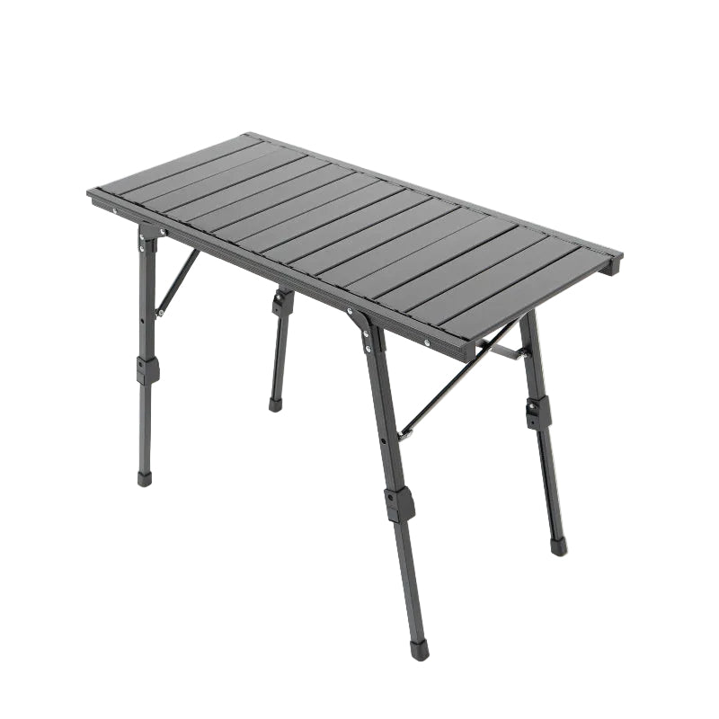 BOXIO Gray folding table on a white background