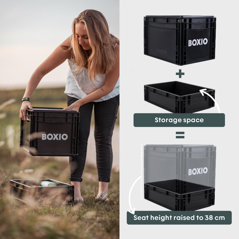 BOXIO TOILET MAX+ Composting Toilet Starter Kit – Dry Separation Camping Toilet