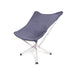 CLIQ Riviera Lounge chair in midnight blue on white background