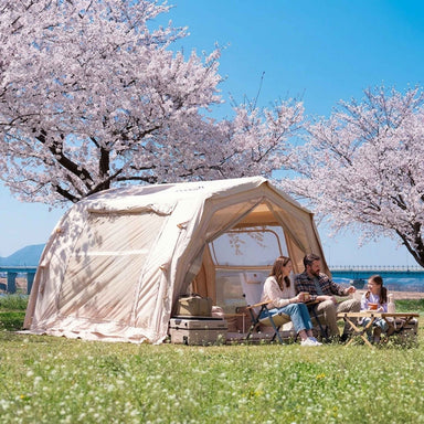 Coody 10.0 Pro in beige premium inflatable canvas tent