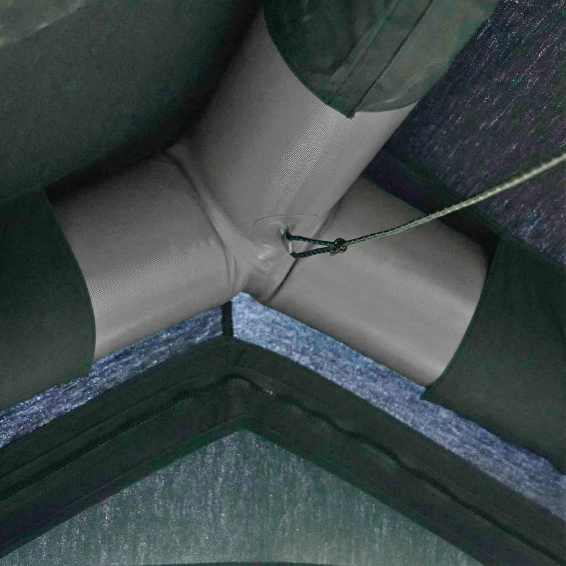 Coody 13.6 Air Tent closeup of durable air beams for hassle-free setup