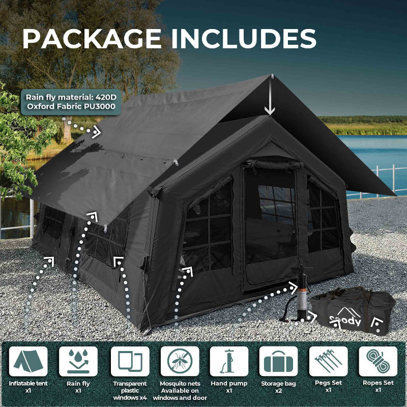 Buy Coody 13.6 Inflatable Tent Black