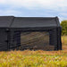 Coody AirTarp Inflatable Canopy attachment in black side view.