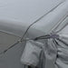 Coody AirTarp Inflatable Canopy in gray closeup of guy line.