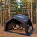 Coody Hub Shelter black, three-season, four entrances and four roof windows