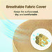 Coody air mattress twin XL in beige features breathable fabric