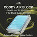 Coody air mattress with 7-air block support system