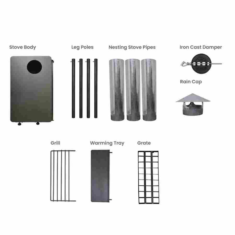 Anchor Stove - Heavy-Duty Tent Stove for Camping & Glamping