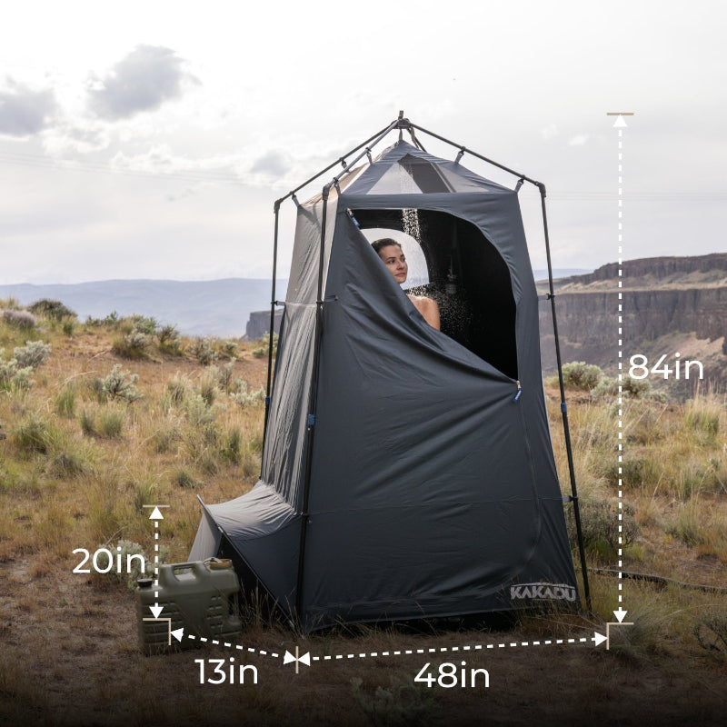 Kakadu Outback Shower Tent demensions