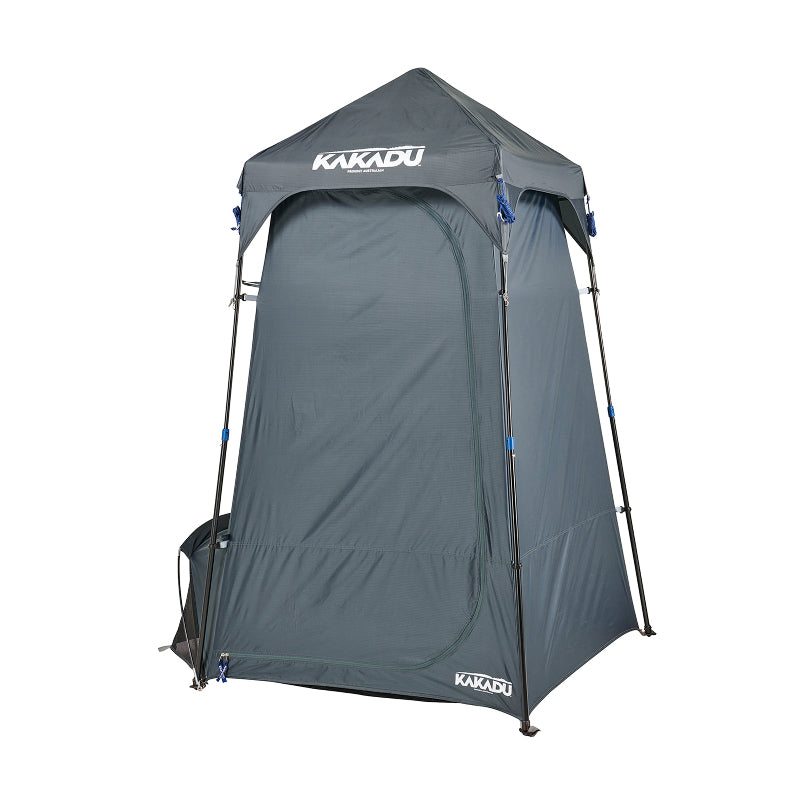 Kakadu Outback Shower Tent features BlockOut® Technology, enhanced privacy with light-blocking fabric for a more secluded experience.