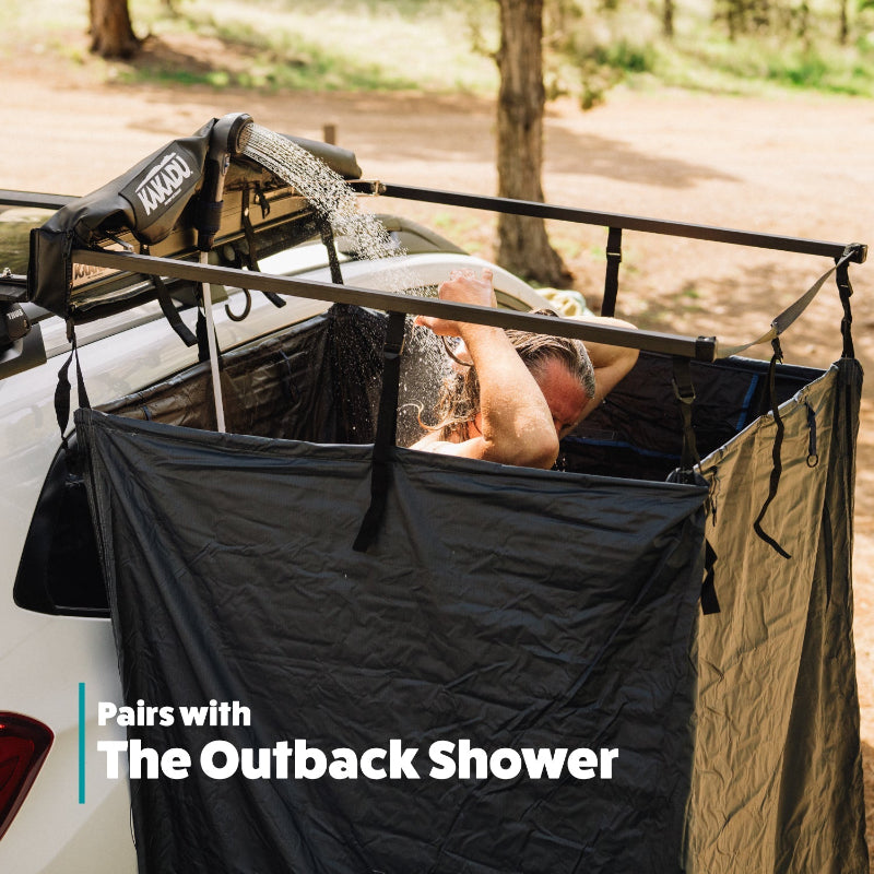 Kakadu Outback Shower Vehicle Tent pairs perfectly with the Kakadu Outback Shower