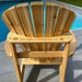 Wooden Adirondack chair by The Best Adirondack Chair Company poolside