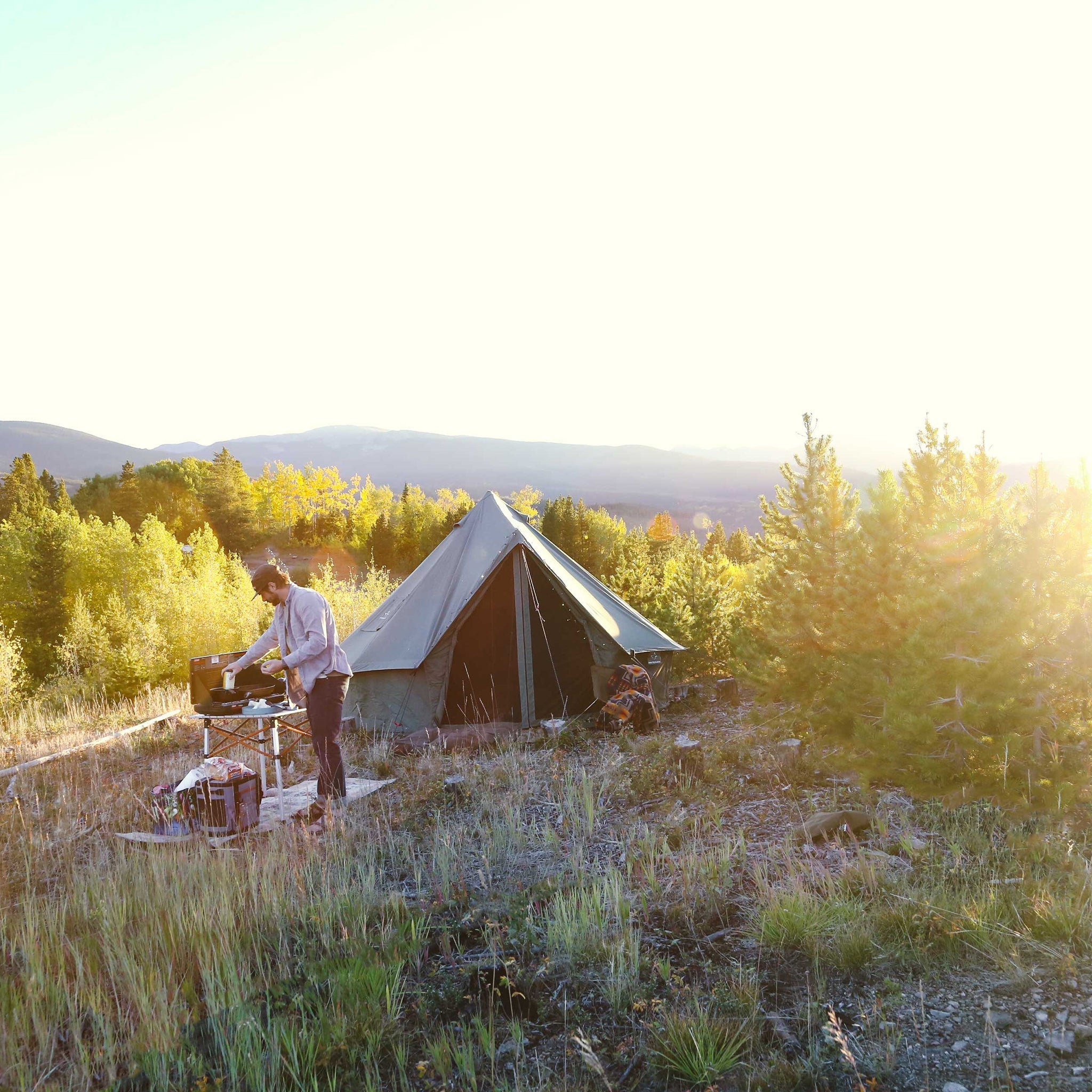 Regatta Bell Tent 13' - America's Favorite 4-Season Canvas Bell Tent