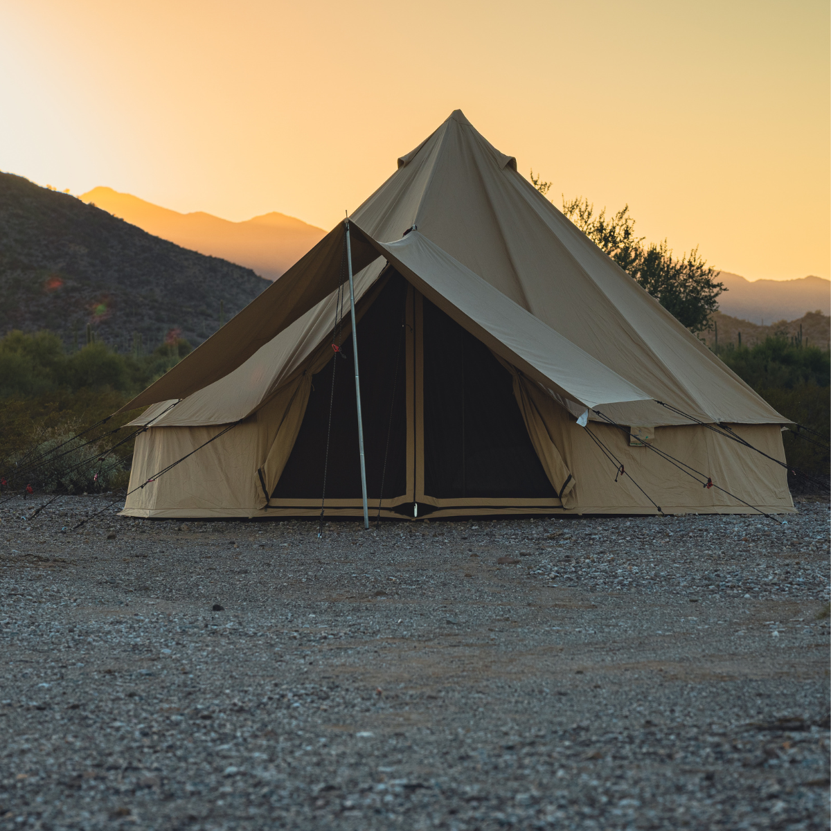 Regatta Bell Tent 13' - America's Favorite 4-Season Canvas Bell Tent