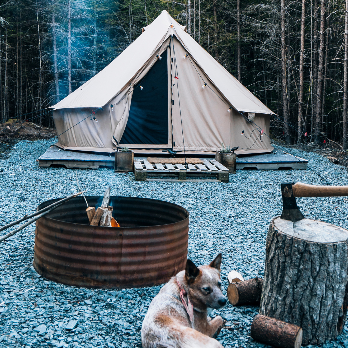 Regatta Bell Tent 13' - America's Favorite 4-Season Canvas Bell Tent