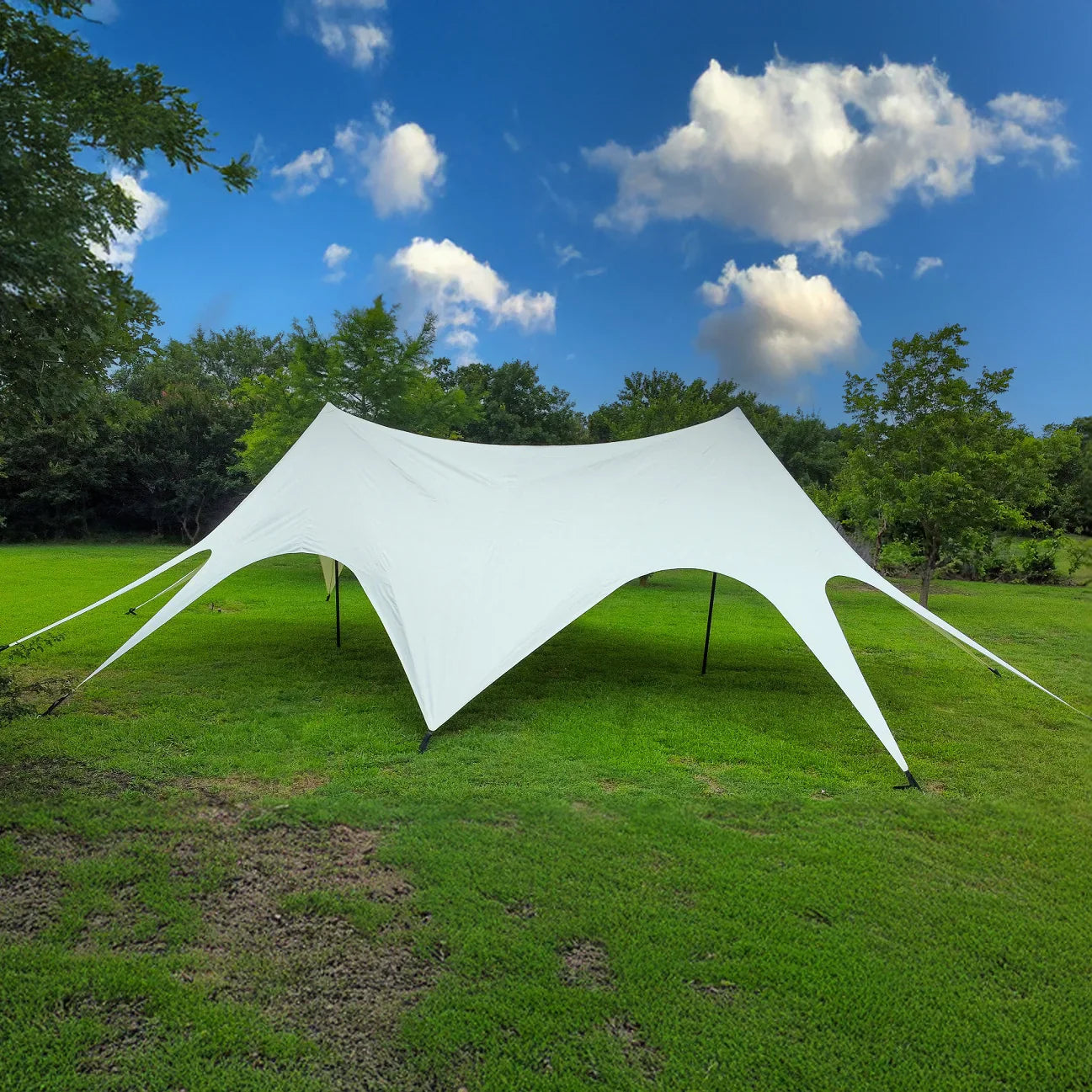 Twin Star Canopy - 55ft x 30ft Event Tent for Weddings & Parties