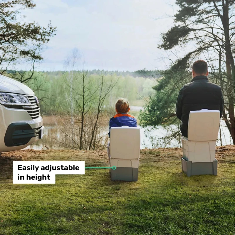 TROBOLO WandaGO Portable Composting Toilet - Compact Waterless Camping Toilet