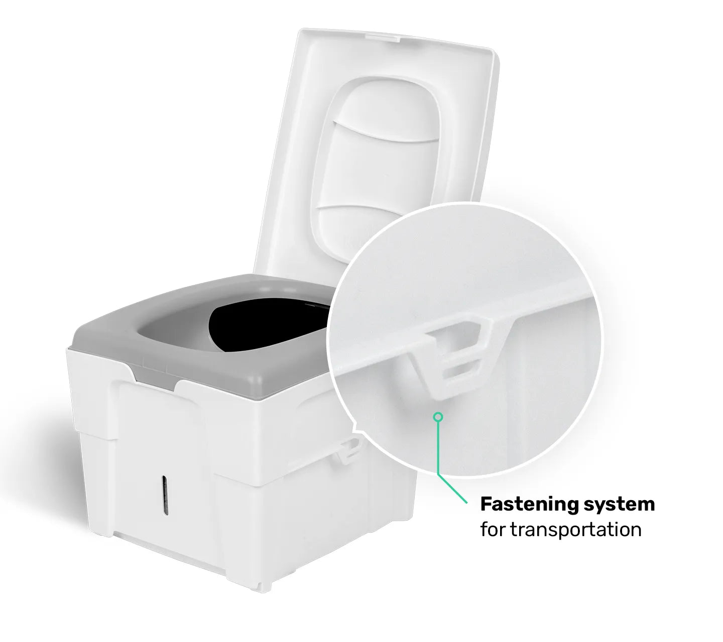 TROBOLO WandaGO Lite - Ultra-Compact Portable Composting Toilet for Camping