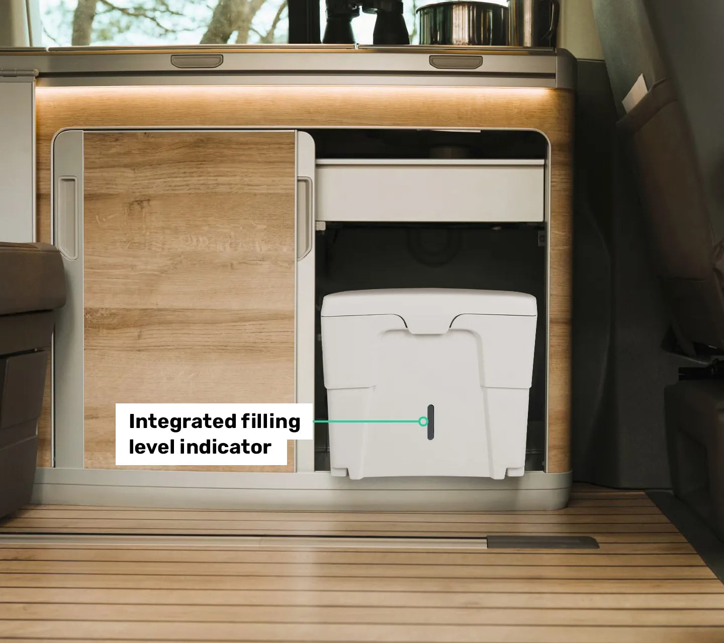 TROBOLO WandaGO Lite - Ultra-Compact Portable Composting Toilet for Camping