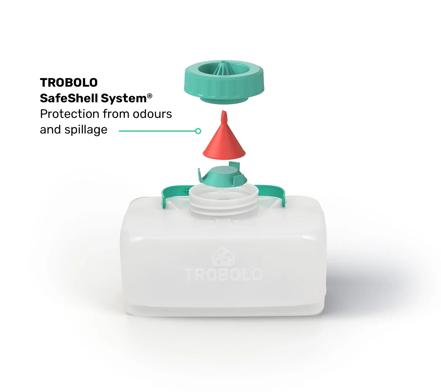 TROBOLO WandaGO Lite - Ultra-Compact Portable Composting Toilet for Camping