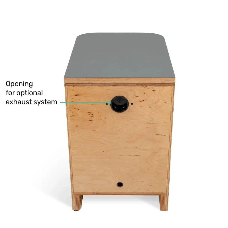 TROBOLO SilvaBlœm Composting Toilet - Modern HPL Coated Portable Toilet