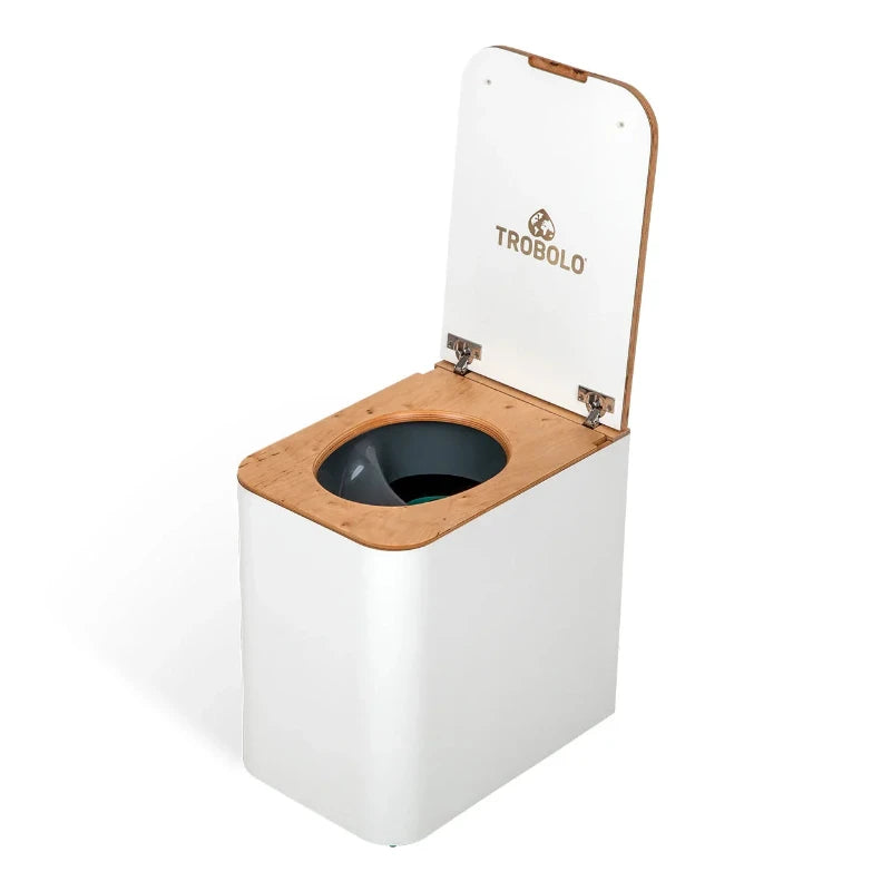 TROBOLO SilvaBlœm Composting Toilet - Modern HPL Coated Portable Toilet