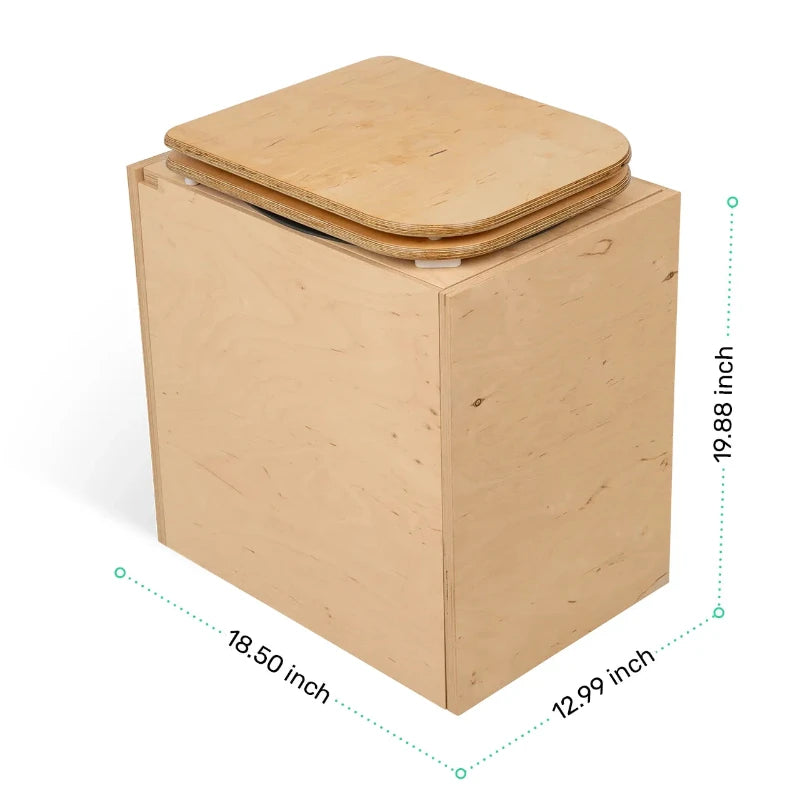 TROBOLO TeraBlœm Composting Toilet - Portable Camping Toilet for Off-Grid Living