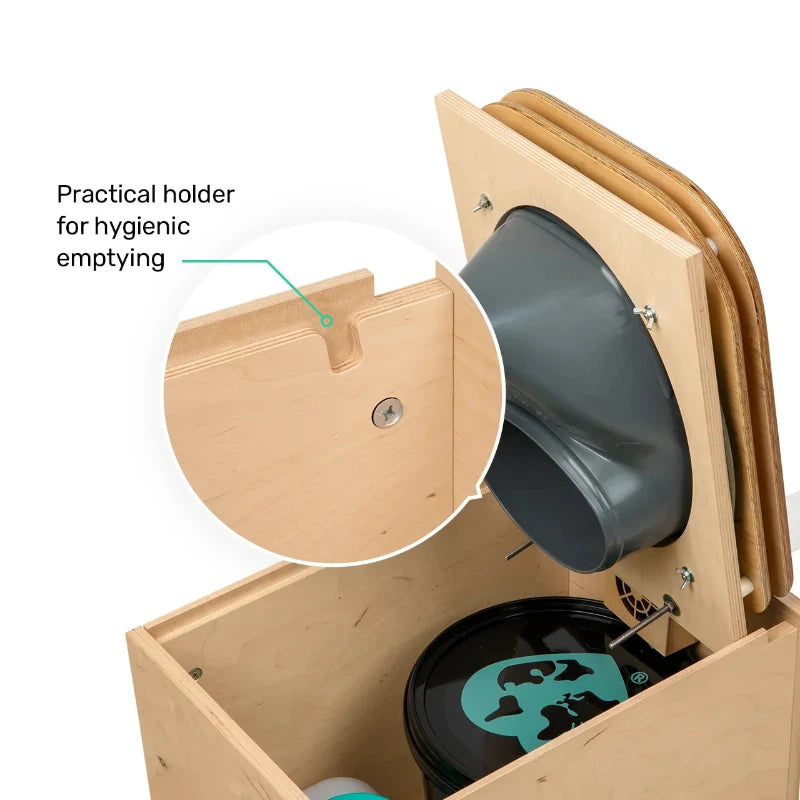 TROBOLO TeraBlœm Composting Toilet - Portable Camping Toilet for Off-Grid Living