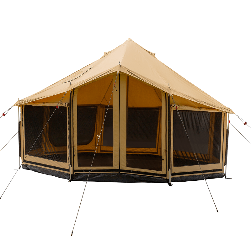 Altimus Bell Tent 18' - 4-Season Canvas Tent with Stove Jack
