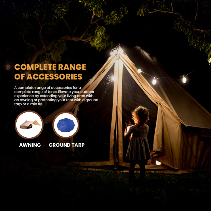 Regatta Bell Tent 16' - America's Favorite 4-Season Canvas Bell Tent