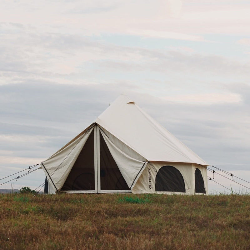 Avalon Bell Tent 16.5' - Premium 4-Season Canvas Bell Tent with Luxury Features