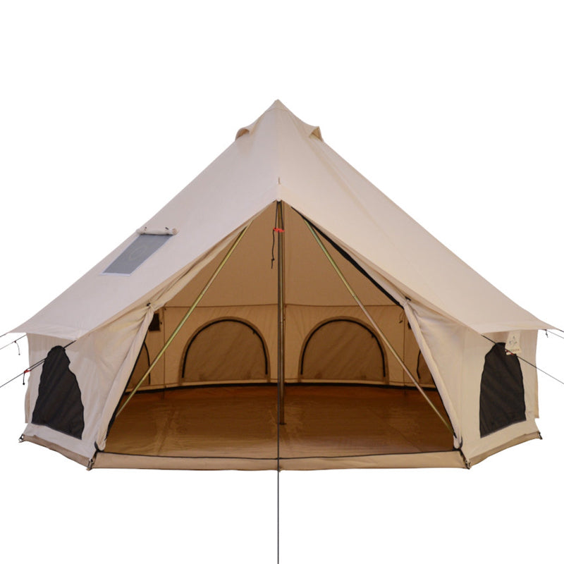 Avalon Bell Tent 16.5' - Premium 4-Season Canvas Bell Tent with Luxury Features