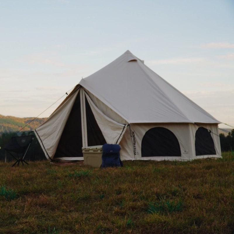 Avalon Bell Tent 13' - Premium 4-Season Canvas Bell Tent with Luxury Features