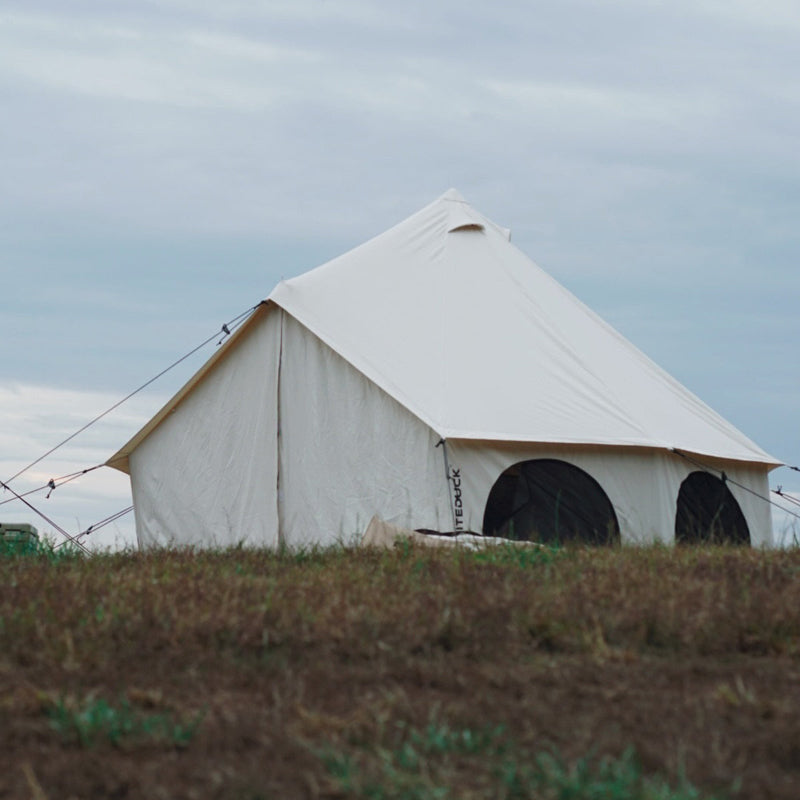 Avalon Bell Tent 13' - Premium 4-Season Canvas Bell Tent with Luxury Features