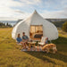 Wilderness Resource Eclipse Glamping Tent, comes in 16' or 20' options, featuring 2 doors and 4 windows