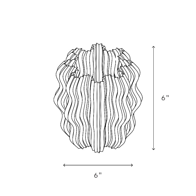 Mini Wavy LED Lamp - Cordless Rechargeable Table Lamp
