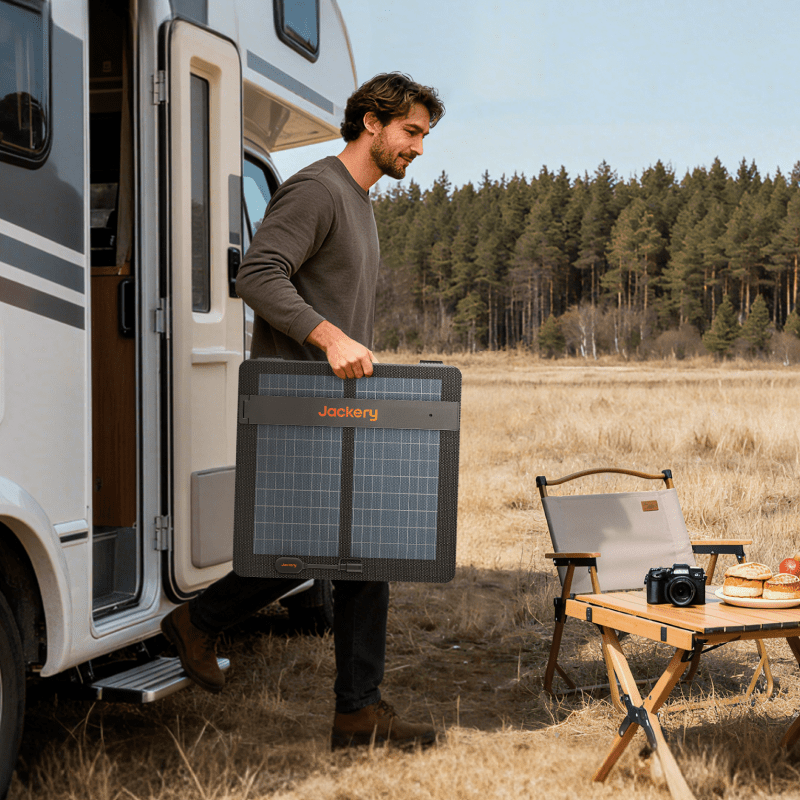 Jackery SolarSaga 100 Air | 100W Bifacial Solar Panel