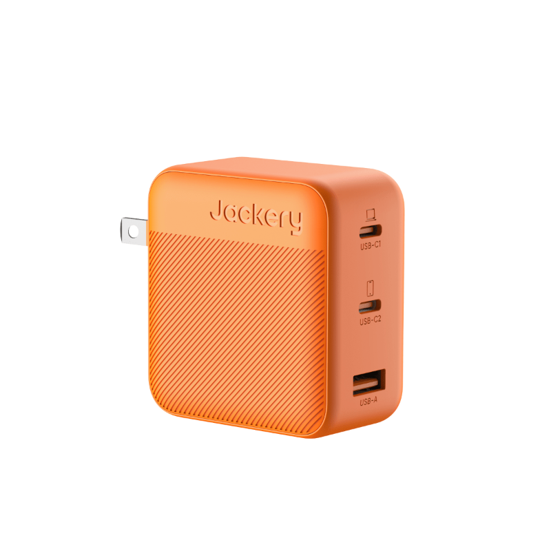 Jackery 102W GaN 3-Port Fast Charger – Dual USB-C, Eco-Friendly