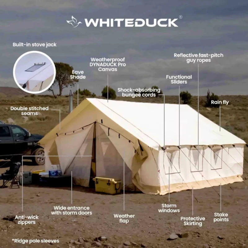 White Duck Outdoors Alpha Wall Tent 16'x20'