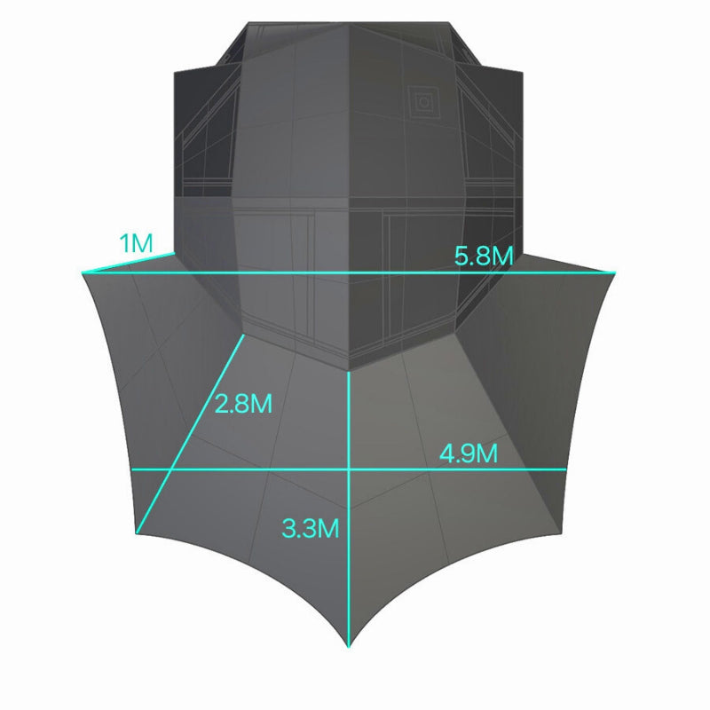 Bestona Inflatable Tent Forest Green - Premium Dome Tent for 2-4 People