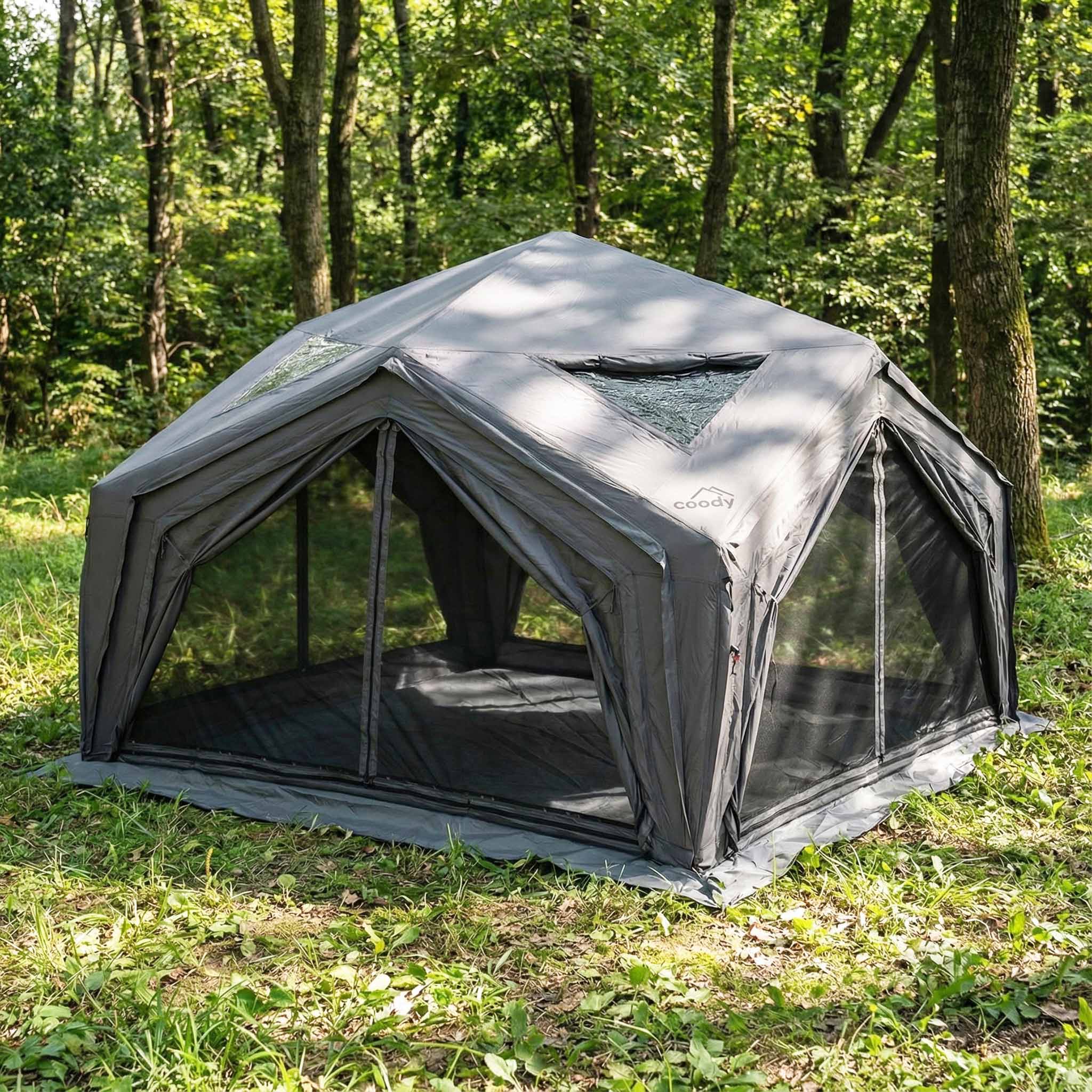 Coody Hub Shelter gray modular inflatable tent